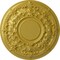 Ekena Millwork Jackson Ceiling Medallion (Fits Canopies up to 13 1/2"), Hand-Painted Rich Gold, 32 3/4"OD x 2 1/2"P CM32JARGS - alternate 1